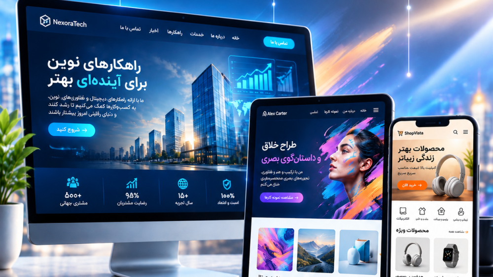 انواع طراحی سایت